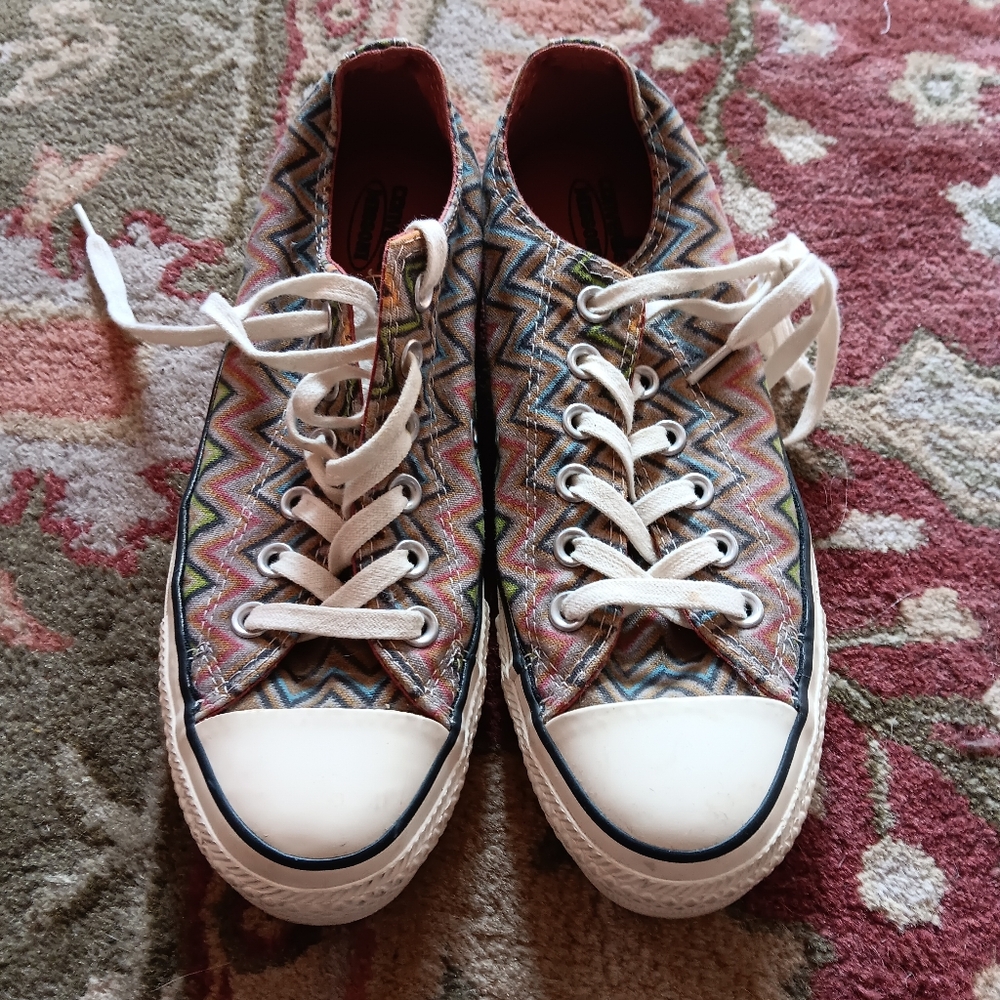 MISSONI x CONVERSE Chevron Print Sneakers 8